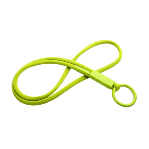 Tour de cou promotionnel en plastique recyclé Tubyard Citron vert